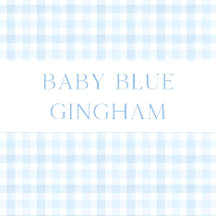 Baby Blue Gingham