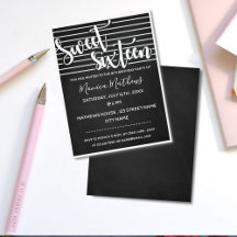 CHALKBOARD BIRTHDAY INVITES  PARTY SUPPLIES