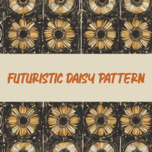 Abstract Daisies Gift Wrapping Supplies.