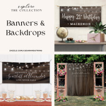 Photo Booth Backdrops and Banners