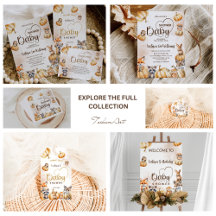 Woodland Animals & Pumpkins Fall Baby Shower