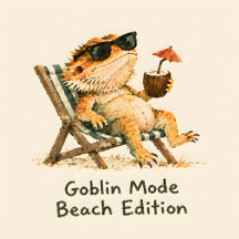 Goblin Mode Beach Bearded Dragon Collection