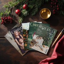 The Holiday Edition Family Photo Magazine Cover