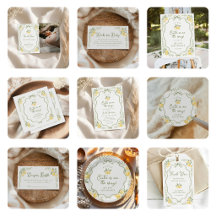 Floral Lemon Citrus Baby Shower