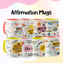 Affirmation Mugs | Positive & Inspirational Mugs