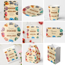 Geology and rocks birthday party