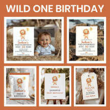 Wild One Lion Birthday