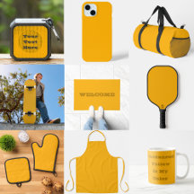 Goldenrod Yellow Autumn Fall Solid Color 