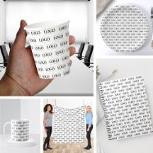 Business Logo Pattern Custom Branded Supplies