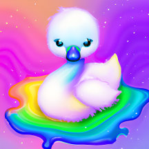 Cute and Colorful Baby Swan Collection