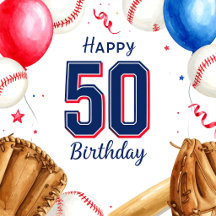 Baseball 50th Birthday Collection