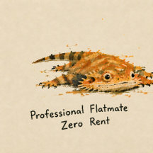 Rent-Free Bearded Dragon Flatmate Collection