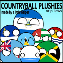 Countryball Pillows 'n Plushies
