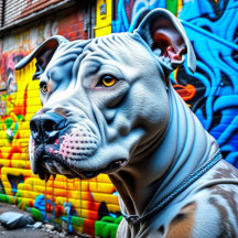 Urban Pitbulls Graffiti Street Art