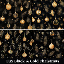 Luxury Black and Gold Christmas Gift Ideas