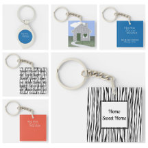 Home Sweet Home Personalized Keychains