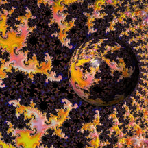 Fractal Firestorm Sphere