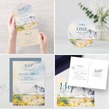 Watercolor Mountains 