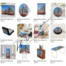 Gifts with Matsumoto castle and bridge design
