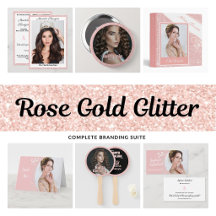 Rose Gold Glitter Collection