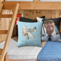 Whimsical Watercolor Airplane Custom Photo Gifts