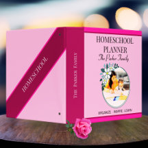 Personalized Binders for Homeschool Moms and Kids