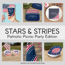 Red White and Blue Patriotic Picnic Party