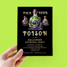 Pick Your Poison Halloween Cocktail Party Suite