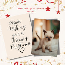 Meowy christmas cards