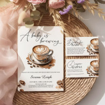 A Baby is Brewing Coffee Baby Shower