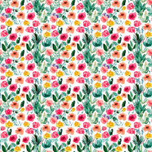 Botanical Floral colorful Bright Background