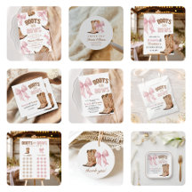 Boots or Bows Western Gender Reveal