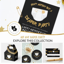 Hip Hop Theme Diaper Party