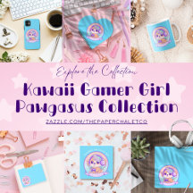 Kawaii Gamer Girl Pawgasus Collection