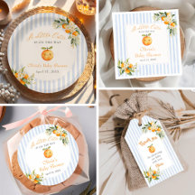 Orange Citrus Little Cutie Birthday