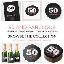 50th Birthday Party Supplies