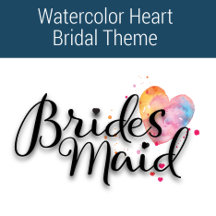 Bridal Watercolor Totes