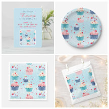 First Birthday - Cakes, Candles and Strawberries