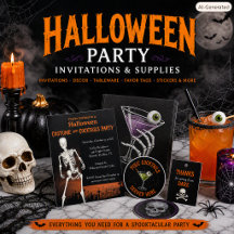 Halloween Party Invitations & Supplies