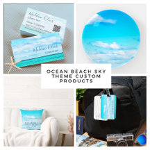 Ocean Beach Sky Theme Custom Products 