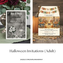 Halloween Invitations - Adult