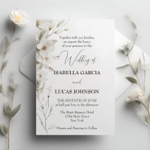 Simple Elegant Floral Wedding Collection