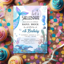 mermaid invitations