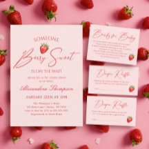 Berry Sweet Baby Shower, Strawberry Baby Shower