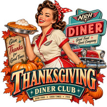 Thanksgiving Diner Club – Vintage 1950s Americana
