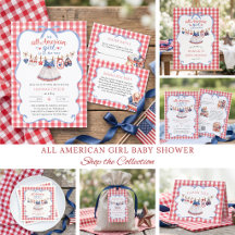 All American Girl Baby Shower