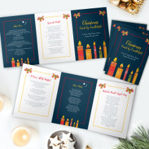 Candle collage art Christmas holidays