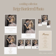 Timeless Romance Wedding Invitation with Photo