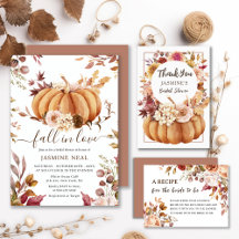 Fall in Love   Bridal Shower Suite