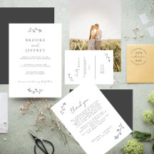 WEDDING: simple botanical